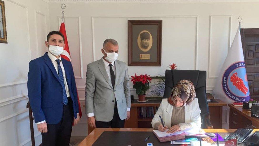 Sarız İlçe Mili Eğitim Müdürlüğü ile Sarız İlçe Müftülüğü arasında Eğitimde İş Birliği Protokolü imzalandı.
