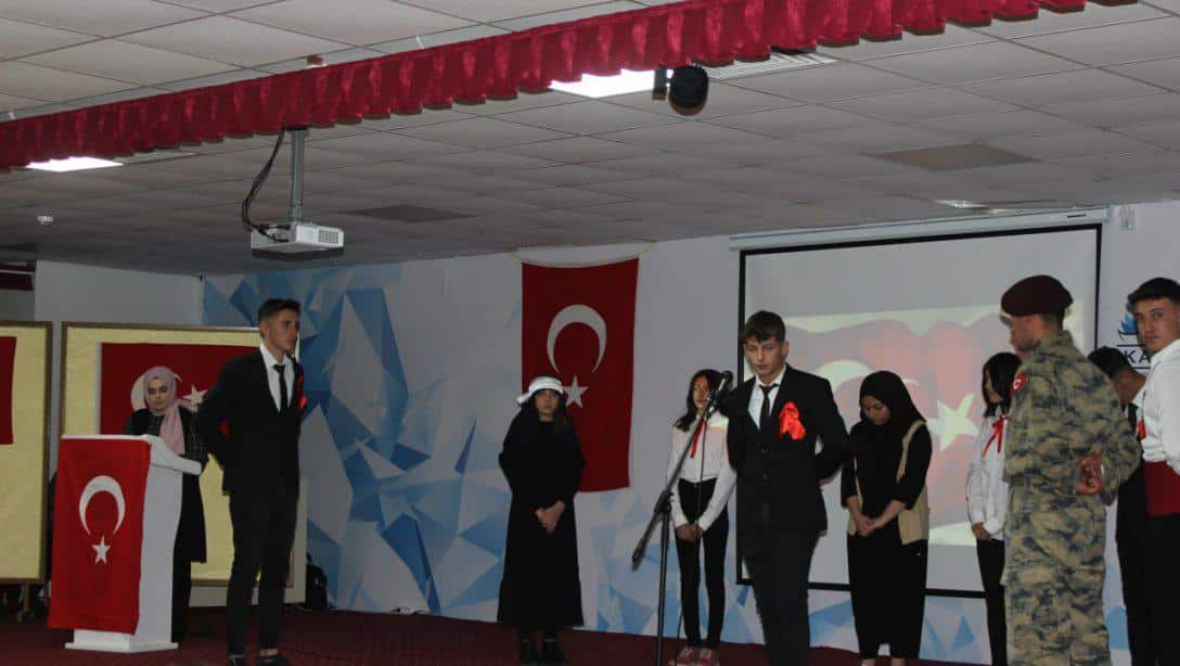 İlçemizde İstiklal Marşı nın Kabülü ve Mehmet Akif Ersoy u Anma Programı Düzenlendi.